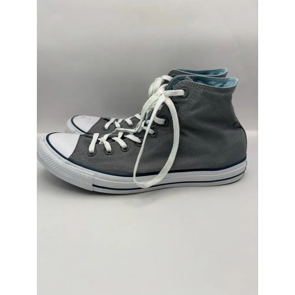 Converse Chuck Taylor All Star Cool Grey High Top Sneakers Men 10.5 Women 12.5